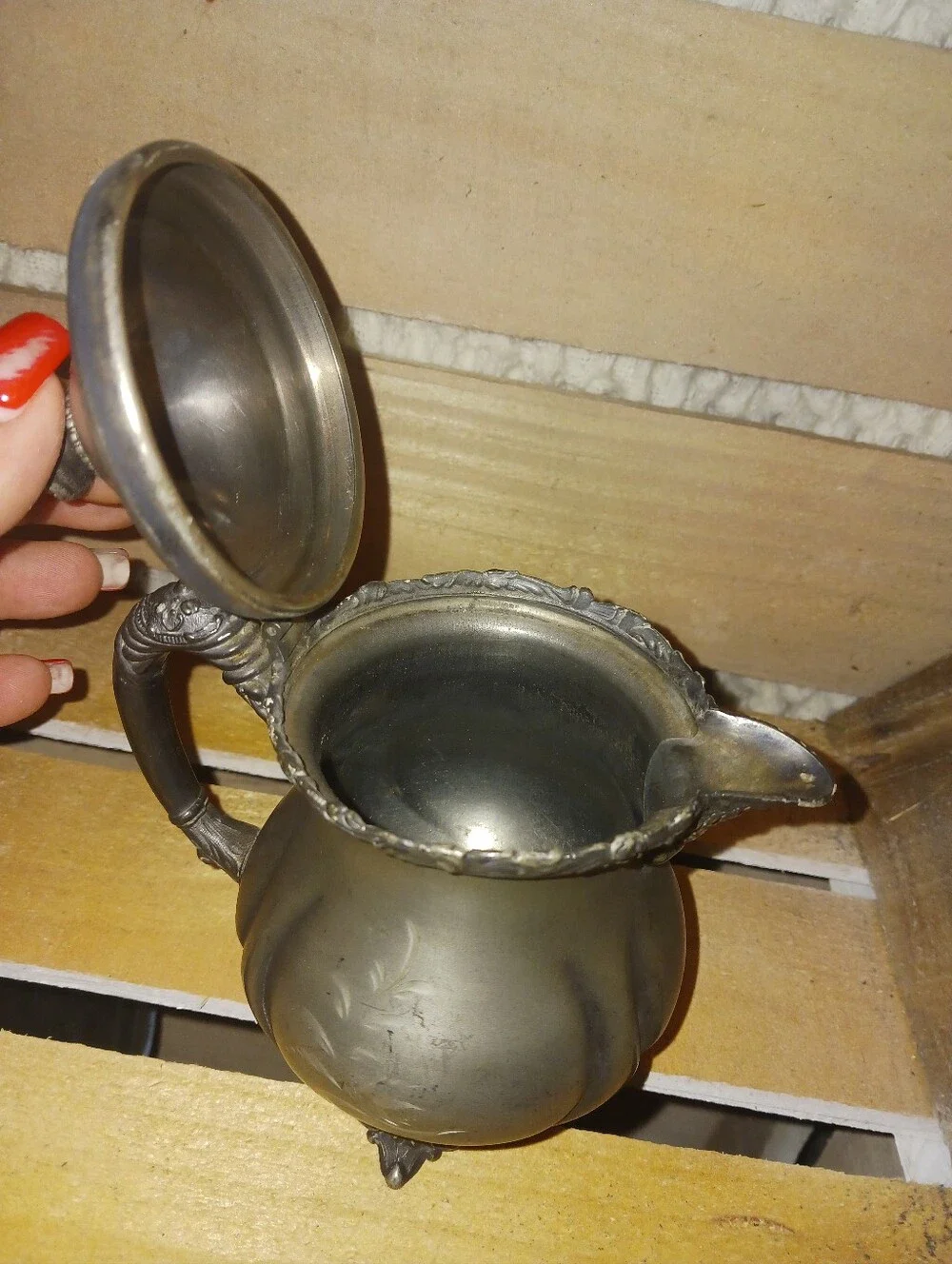 Vintahe Silver Plated Decorative Creamer
